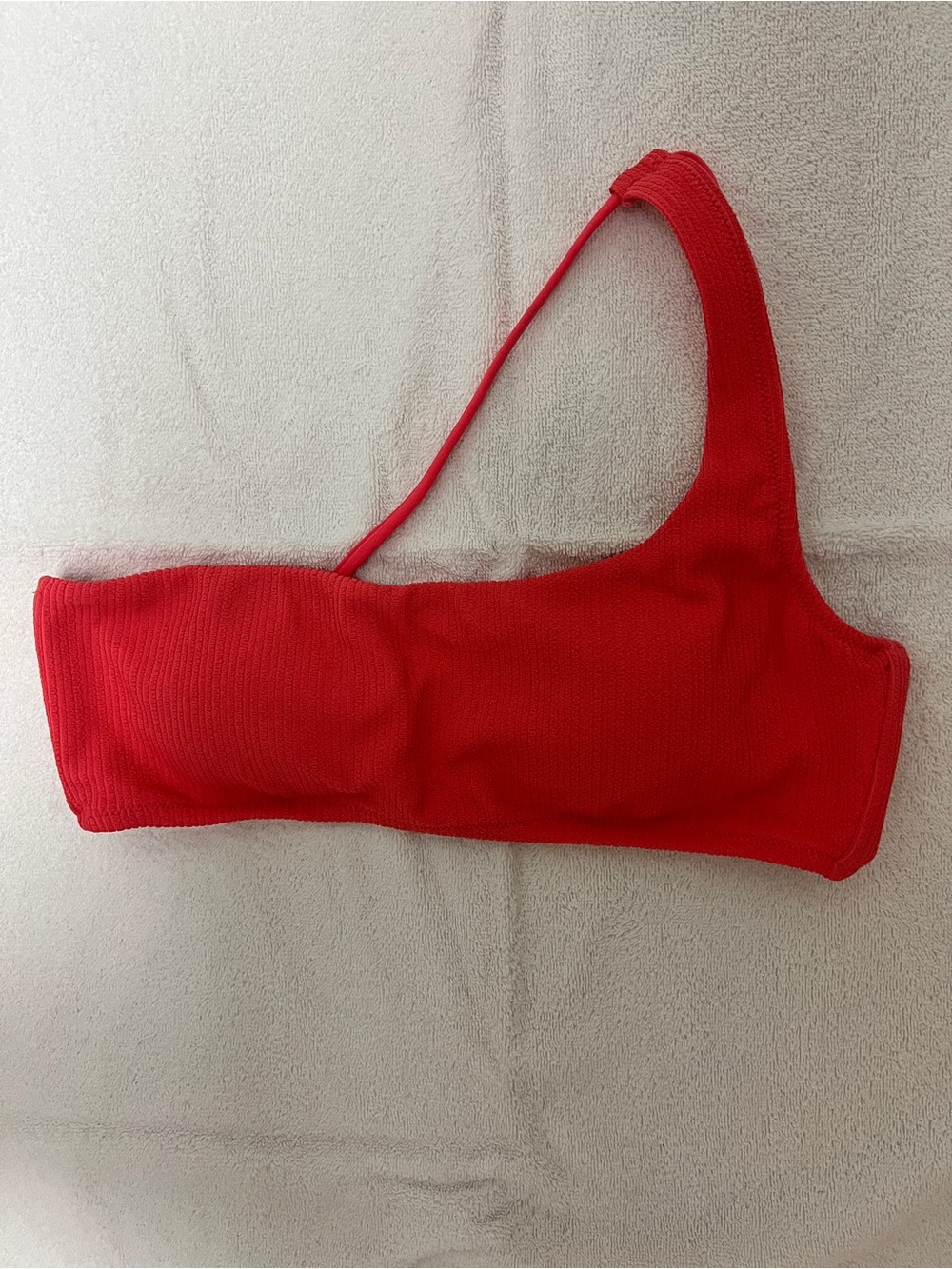 Sanctuary Coral One-Shoulder Swim Top